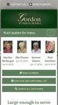 Mobile Screenshot of gordonfuneralhomes.com